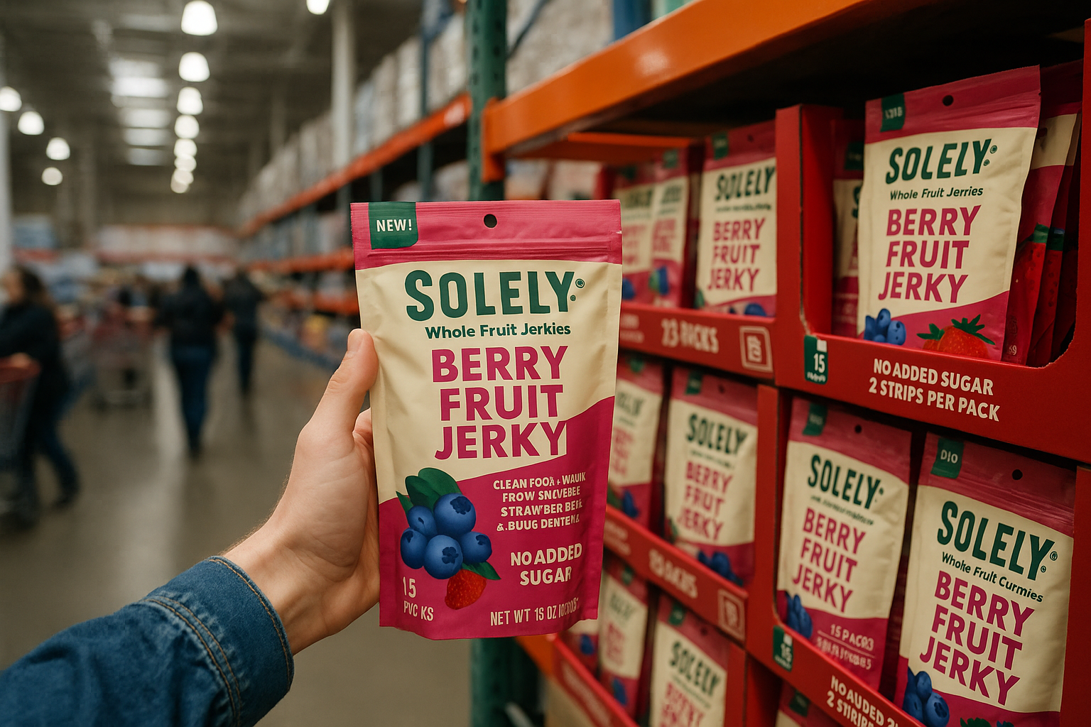 FW: Solely Launches Berry Fruit Jerky Pack at Costco Nationwide