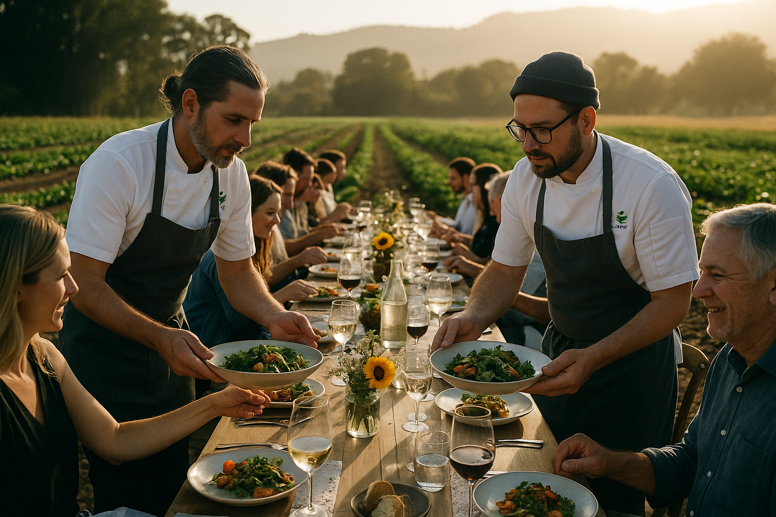 Two Michelin Green Star Chefs Team for Santa Barbara Farm Dinner