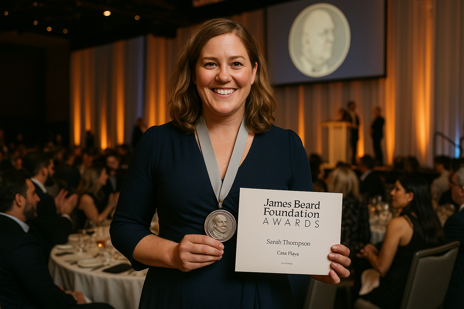 Sarah Thompson Wins James Beard Award for Casa Playa